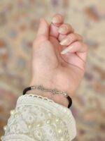 دستبند پلاک استیل رنگ ثابت طرح علی ذوالفقار