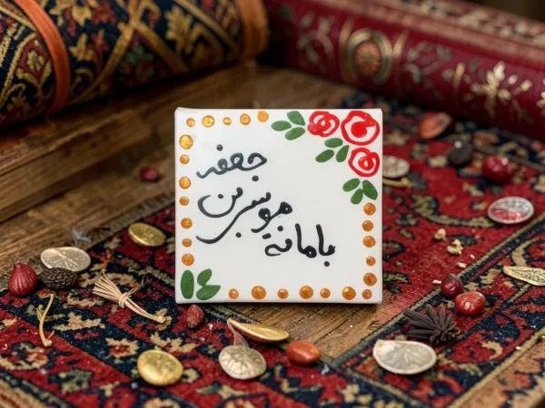 ⁦مغناطیس سیرامیکی بتصمیم «باب الحوائج الإمام موسى بن جعفر (ع)»⁩ - الصورة ⁦2⁩