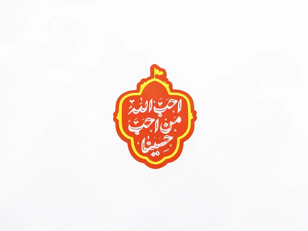 استیکر موبایل طرح احب الله من احب حسینا استیکر موبایل طرح احب الله من احب حسینا
