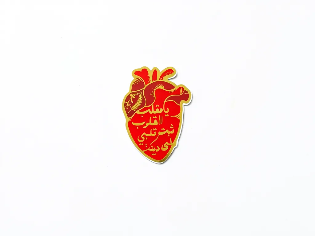 استیکر موبایل طرح یامقلب القلوب استیکر موبایل طرح یامقلب القلوب